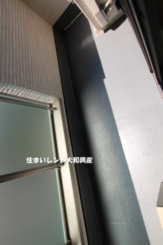 クリスタルメゾンしらかばのバルコニー