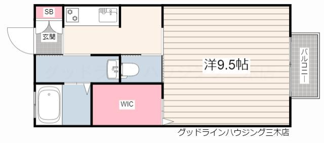 フォレストヴィラⅡの間取り