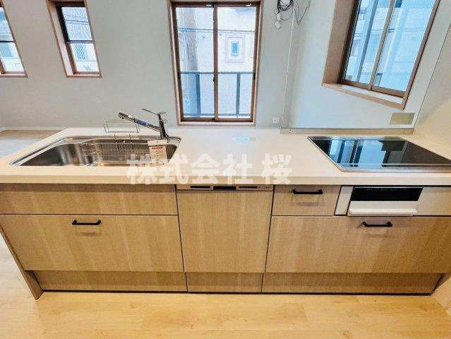 東淀川区スガハラ２丁目　中古戸建のキッチン|使いやすいキッチンです