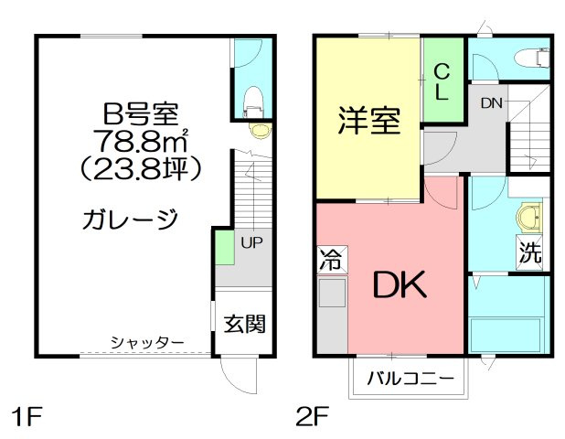 ルピナス平沢Ⅱの間取り