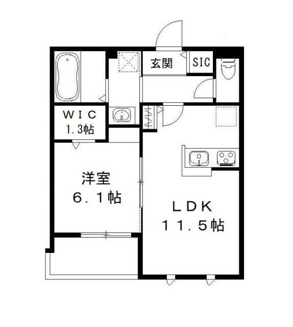 ｂｅｌｌｅ　ｄｏｕｃｅの間取り|間取りです。