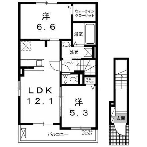 【間取り】 | ベル　アルモニー