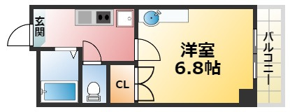 リッチライフ甲子園Ⅷの間取り