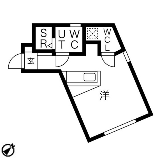 【間取り】 | LeGioie築地口駅