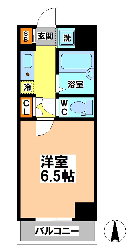 三鷹市下連雀３丁目の賃貸マンションの間取り