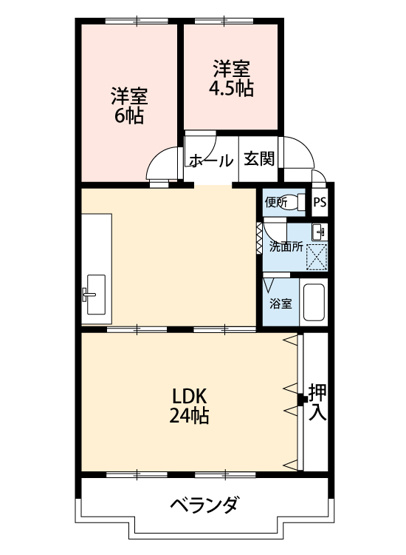 【間取り】 | 城北ハイツ