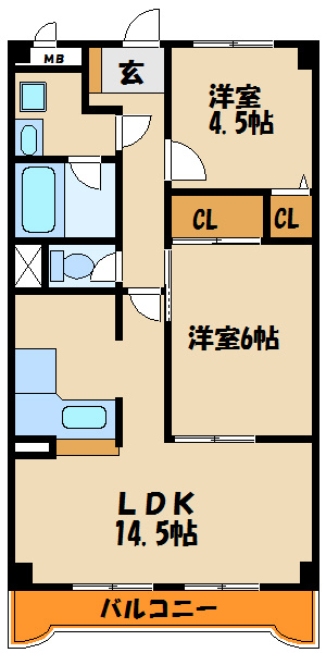 アルファビア池内の間取り