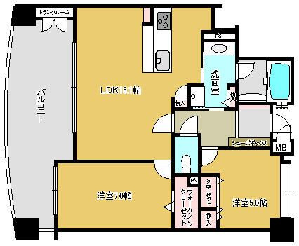 エイルマンション新屋敷レガリアの間取り