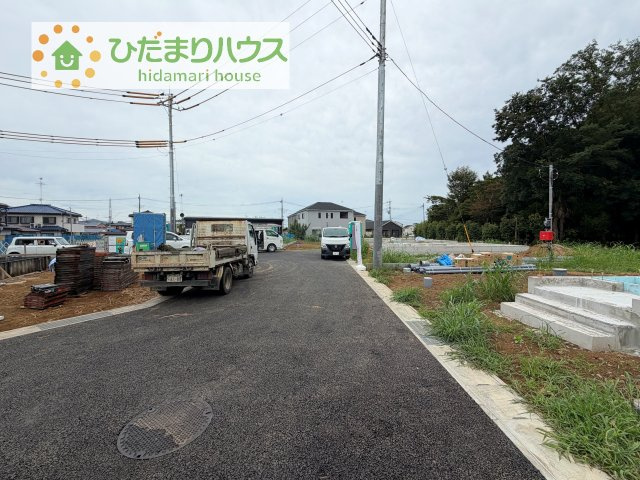 【前面道路含む現地写真】 | 土浦市高岡第3　新築戸建　4号棟 | 9/4撮影