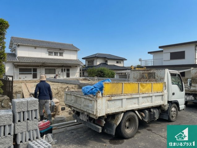神戸市北区ひよどり台　新築一戸建ての外観|現在の進捗状況です！順調に作業進行中、完成が待ち遠しいです！詳細の間取り等、お気軽にお問い合わせください！