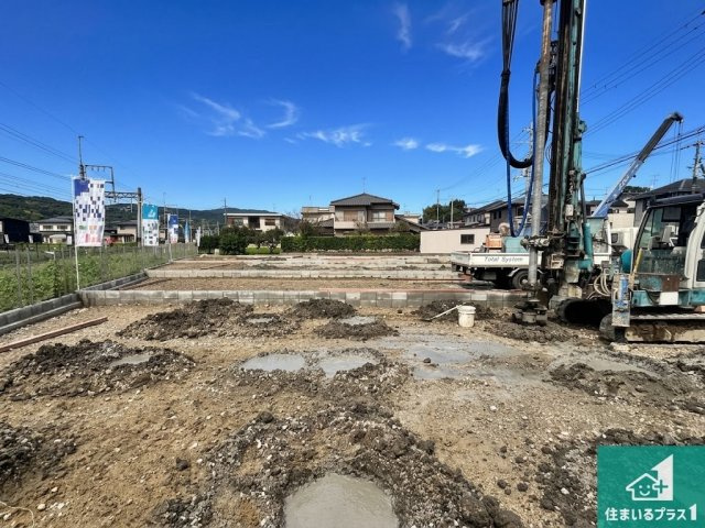●19(土)～23(日)現地説明会！　平群町吉新　第4期　新築一戸建ての外観|建築中ですが現地を見ると分かる事もございますので、ぜひ一度現地をご覧ください。