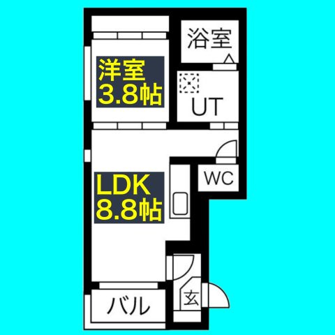 ル・ケレス八番町の間取り