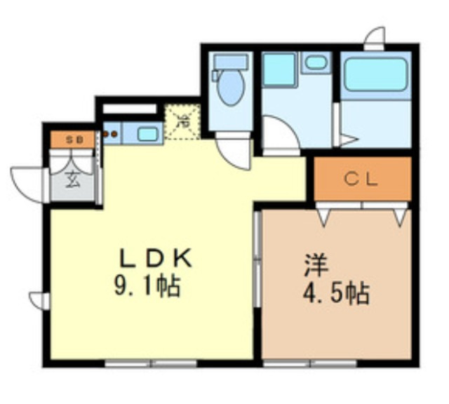 Ｓｕｍｉｒｅ　Ａｒｋの間取り|間取図です！