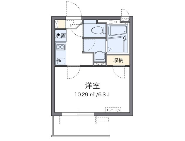 クレイノゆうりの間取り|代表的な間取のため実際の間取とは異なる場合があります