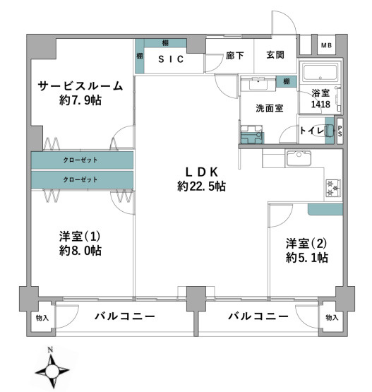 マンション茅ヶ崎の外観