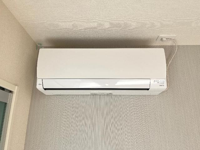 栗森2丁目新築アパートの設備|エアコン（イメージ）