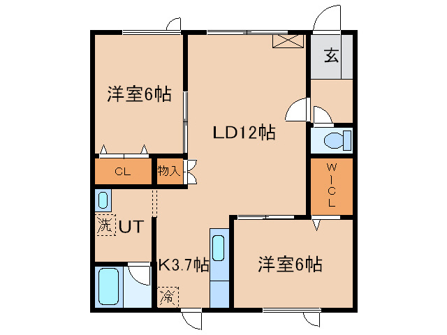 ブリリアント３の間取り
