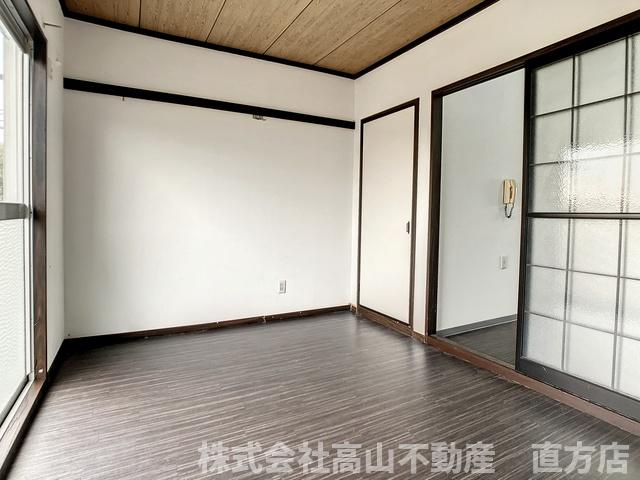 直方市新町３丁目のアパートの寝室