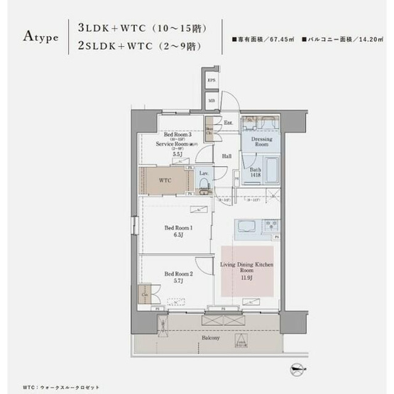 【間取り】 | LUXENA八王子寺町(ラグゼナハチオウジテラマチ)