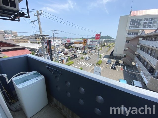 サンステージ山城のバルコニー
