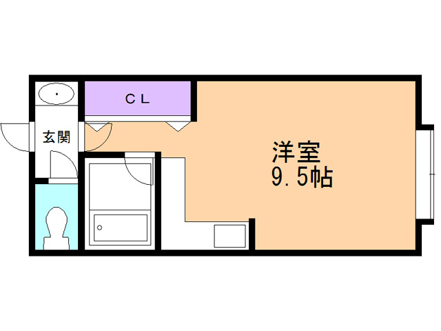 Ｌ　オレンジコートの間取り