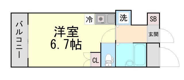 シャルムメゾン本庄の間取り