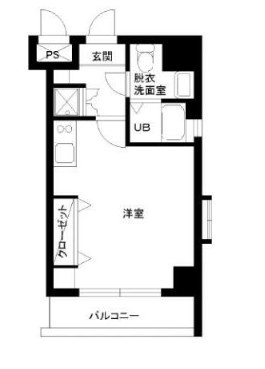 スカイコート両国壱番館の間取り|間取りです。