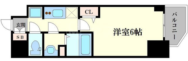 プレサンス天満橋トラッドの間取り