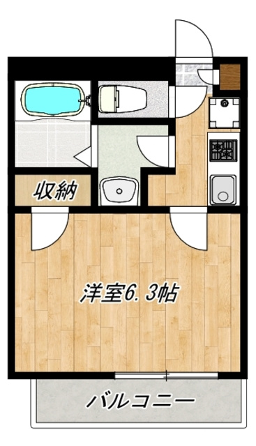 アミティＫの間取り|使いやすい間取りです☆