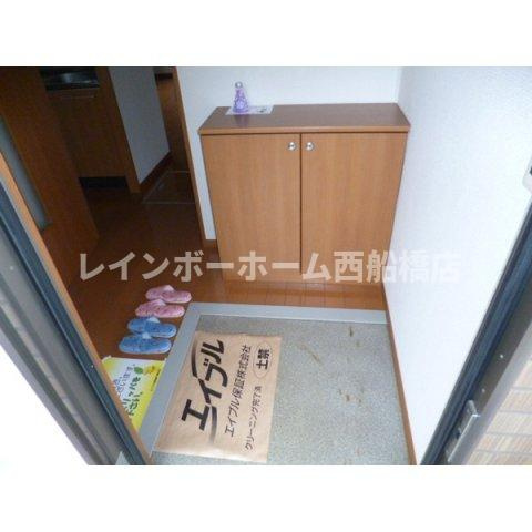 ソレジオ藤原の玄関