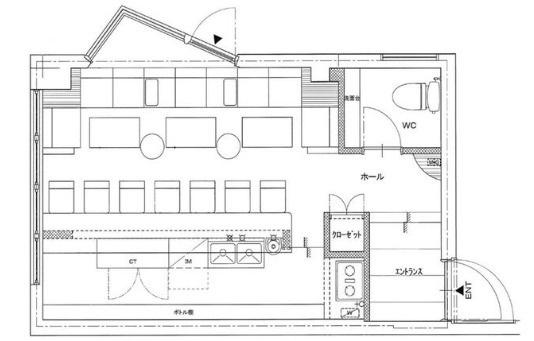 大阪市北区曾根崎新地１丁目の店舗一部