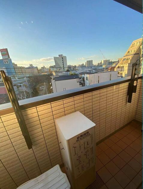 ディアコート池袋本町のバルコニー