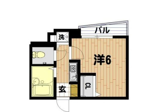 プラシス門前中町の間取り