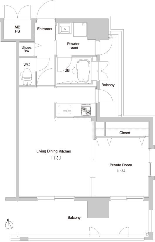 新品家具付きマンション港3(KaGood福岡)