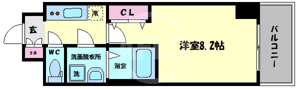 セオリー大阪パーチェの間取り|セオリー大阪パーチェ　間取り