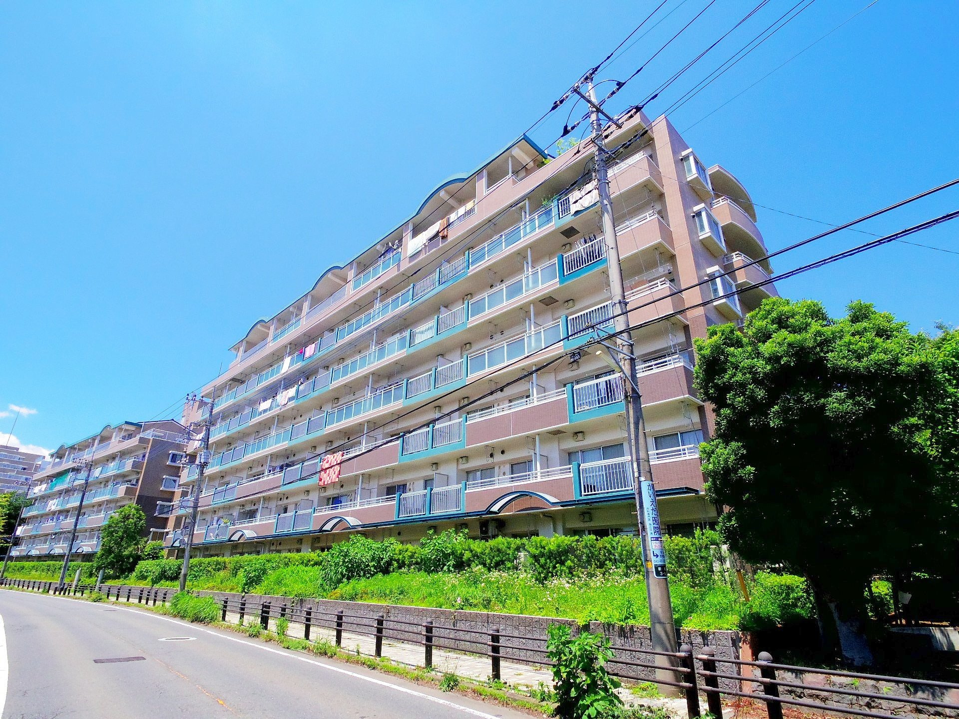 ガーデンコート清瀬１号棟の外観