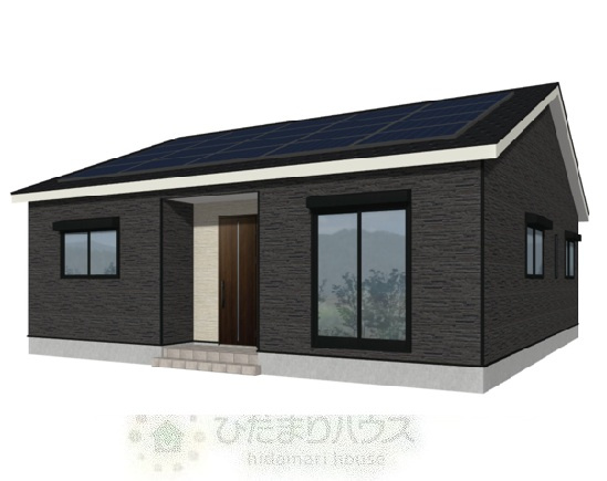 野田市なみき第7　新築戸建　2号棟の外観パース|2026年12月完成予定です(^^)/パースは現状と異なる場合がございます。