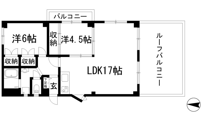【間取り】 | ソリッソ宝塚