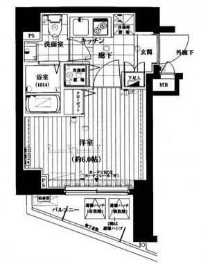 VALESIA椎名町駅前CITYの間取り|間取りです。