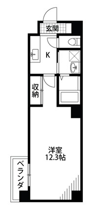 アスティオン深草の間取り