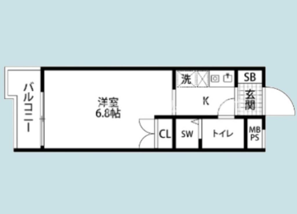 ハイム・ペルレ※初期費用分割あと払いサービス利用可能物件の間取り