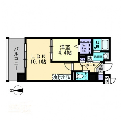 ハアラン国体町の間取り
