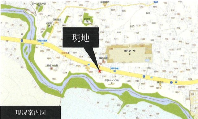 あきる野市伊奈　中古戸建の地図
