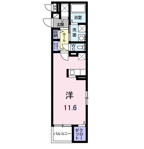 サンリット　Ⅱの間取り