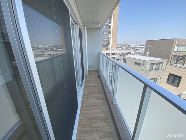 AXIS上小町のバルコニー|綺麗なバルコニー