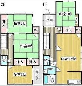 【間取り】 | 小田町戸建