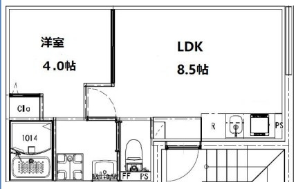 EWレジデンス北千住の間取り