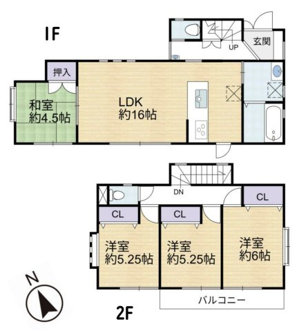 【間取り】 | 日高市女影　中古戸建