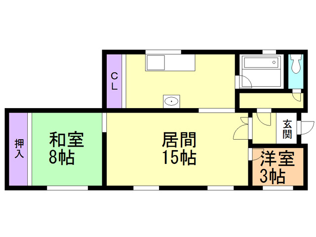 エムケーハイツの間取り