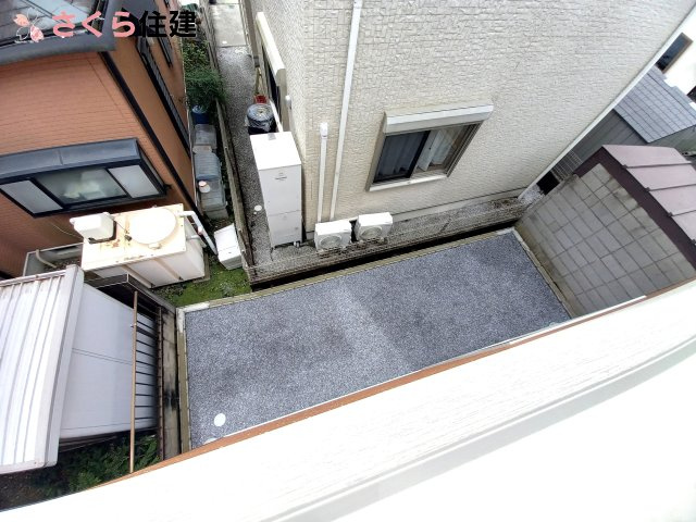 クレイドルガーデン宇都宮市桜　第3の展望|バルコニーからの庭の眺望です